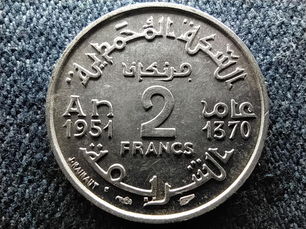 Marokk&oacute; V. Mohammed (1927-1961) 2 frank