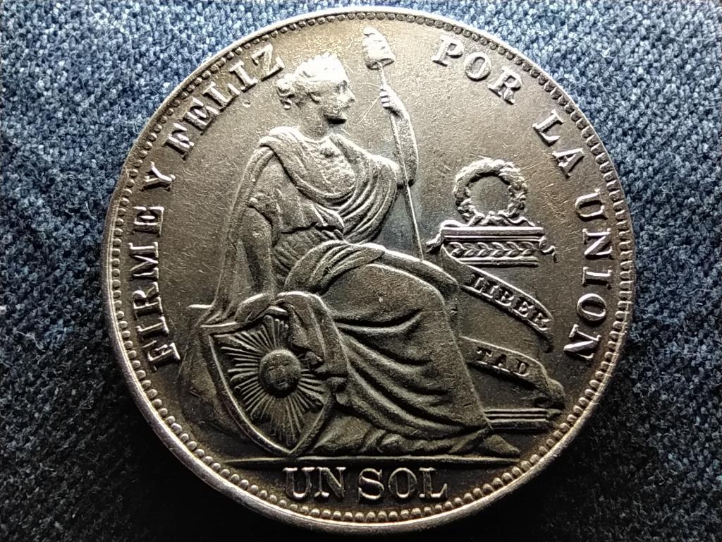 Peru K&ouml;zt&aacute;rsas&aacute;g (1822-napjainkig) .500 ez&uuml;st 1 sol