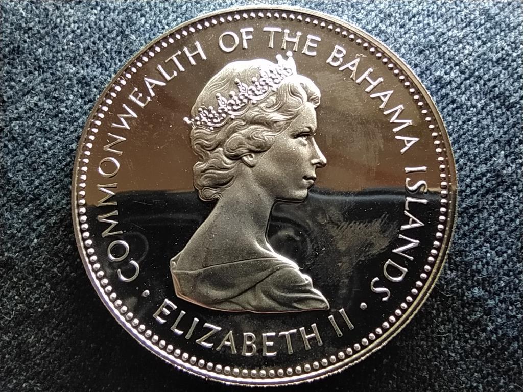 Bahama-szigetek II. Erzs&eacute;bet (1952-2022) .925 ez&uuml;st 2 Doll&aacute;r