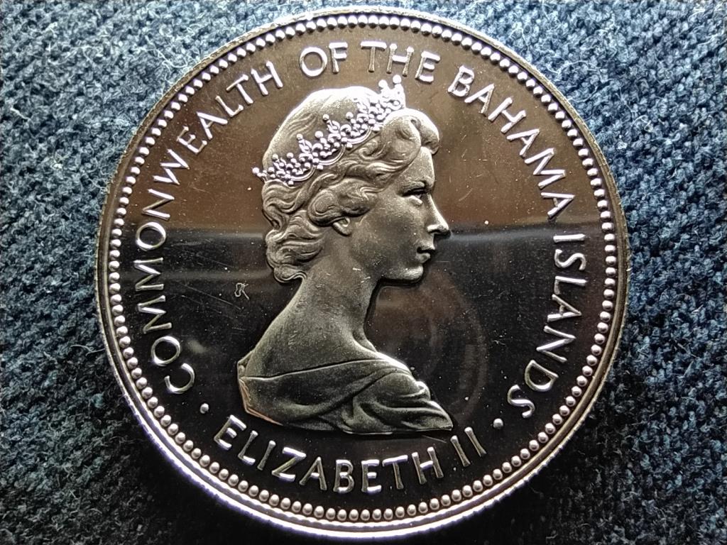 Bahama-szigetek II. Erzs&eacute;bet (1952-2022) .800 ez&uuml;st 50 Cent