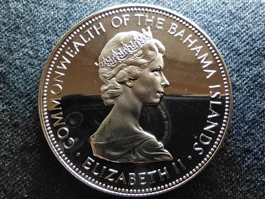 Bahama-szigetek II. Erzs&eacute;bet (1952-2022) .925 ez&uuml;st 5 Doll&aacute;r