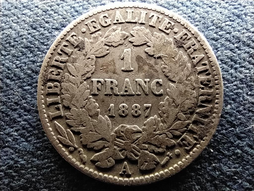 Franciaorsz&aacute;g Harmadik K&ouml;zt&aacute;rsas&aacute;g (1870-1940) .835 ez&uuml;st 1 frank