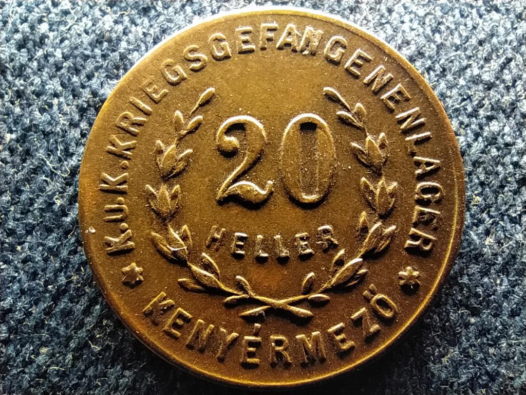 CS. &eacute;s K. Hadifogoly-t&aacute;bor Keny&eacute;rmező 20 fill&eacute;r sz&uuml;ks&eacute;gp&eacute;nz