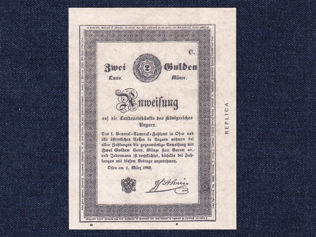 Alm&aacute;sy-bank&oacute;k 2 Forint bankjegy