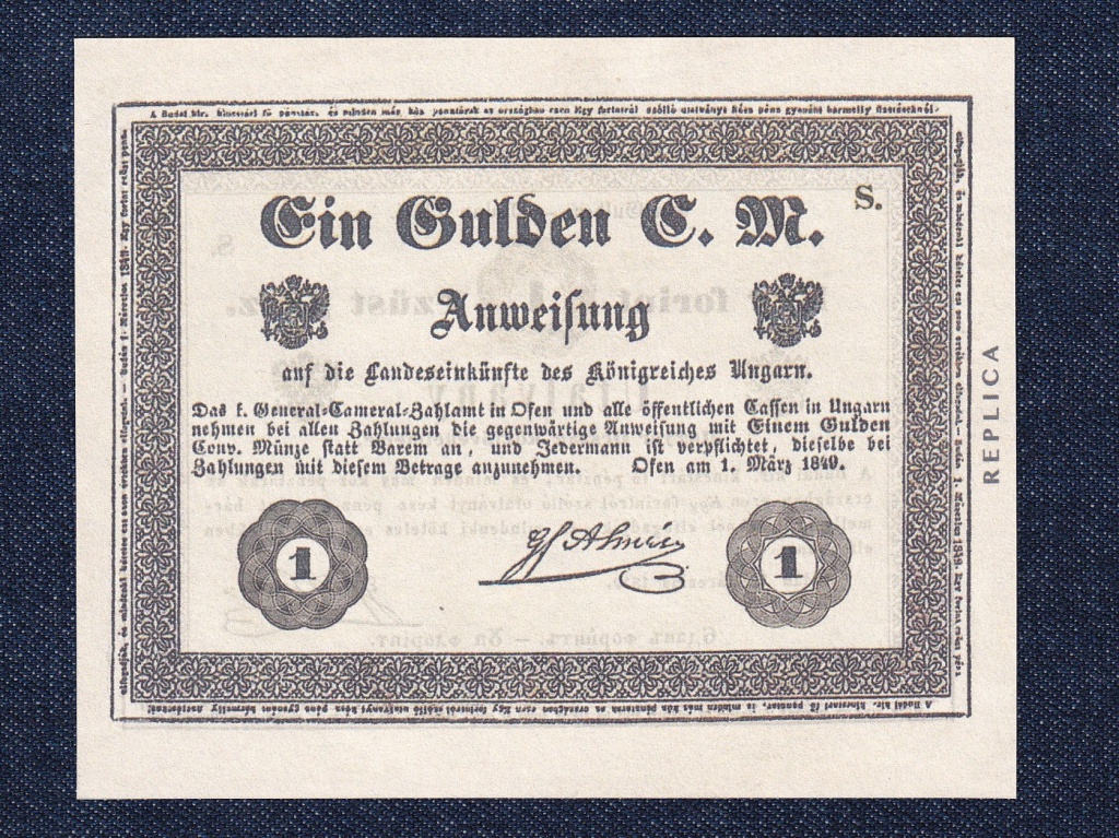 Alm&aacute;sy-bank&oacute;k 1 Forint bankjegy
