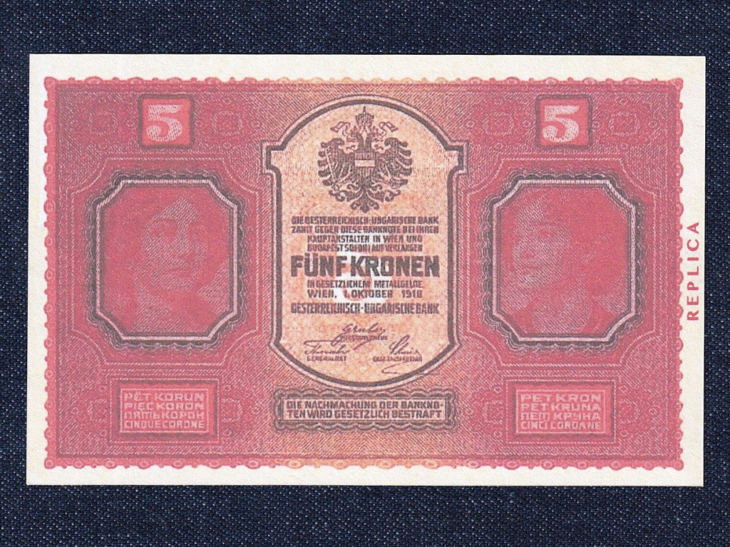 Ausztria Osztr&aacute;k-Magyar 5 Korona bankjegy
