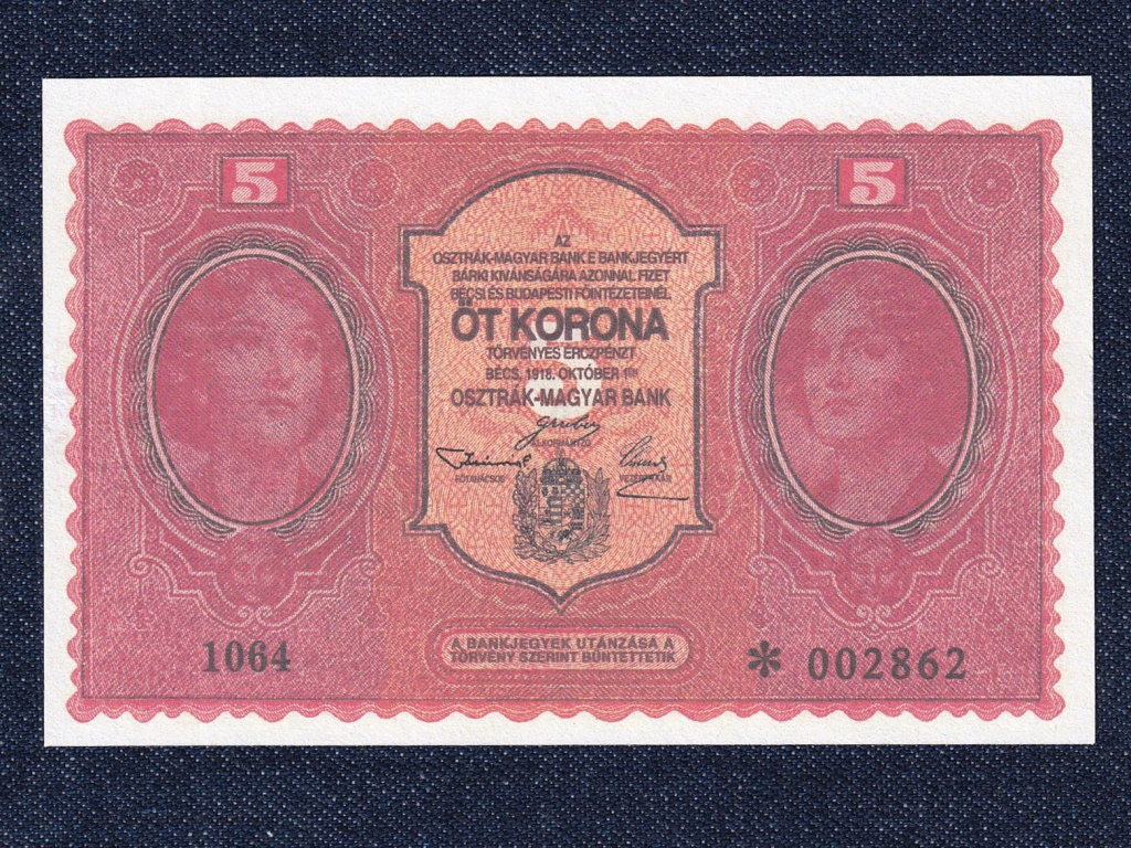 Ausztria Osztr&aacute;k-Magyar 5 Korona bankjegy