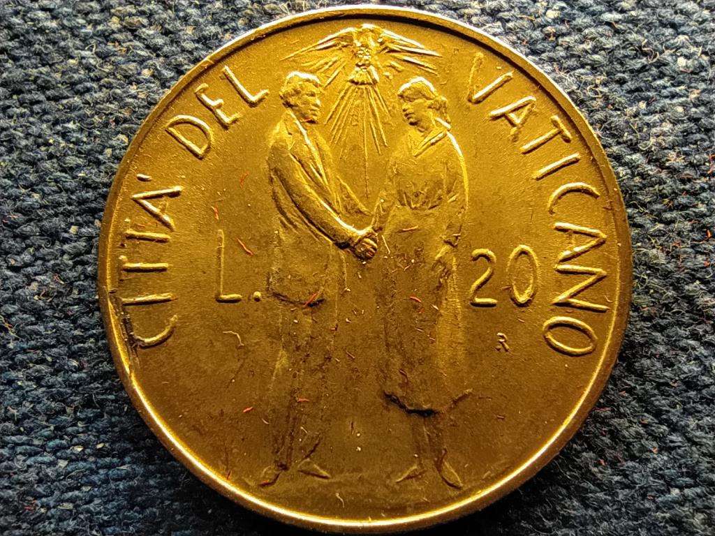 Vatik&aacute;n II. J&aacute;nos P&aacute;l 20 l&iacute;ra