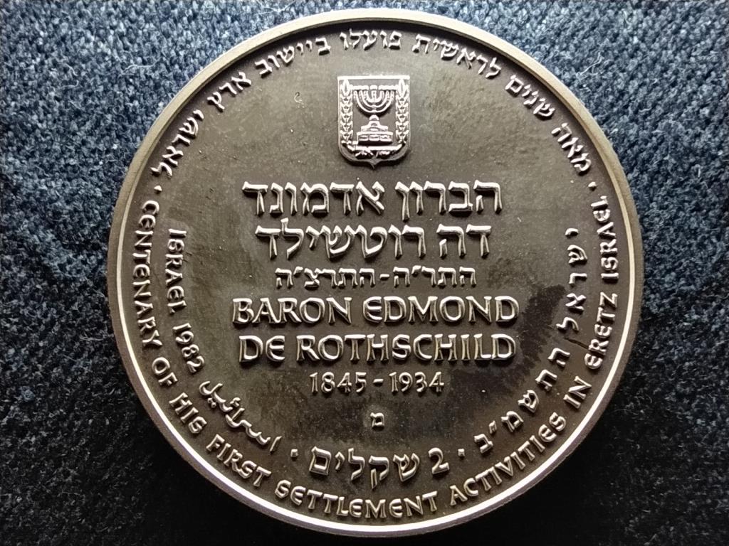Izrael A f&uuml;ggetlens&eacute;g 34. &eacute;vfordul&oacute;ja Rothschild b&aacute;r&oacute; .850 ez&uuml;st 2 Sheqalim