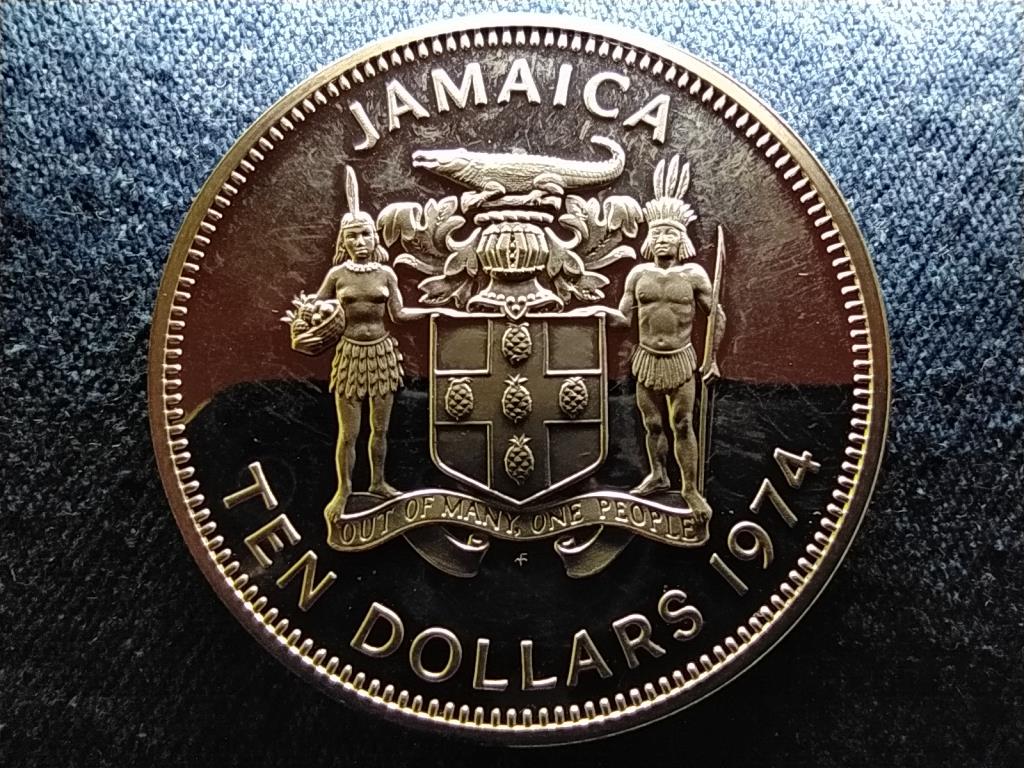 Jamaica Sir Henry Morgan .925 ez&uuml;st 10 Doll&aacute;r