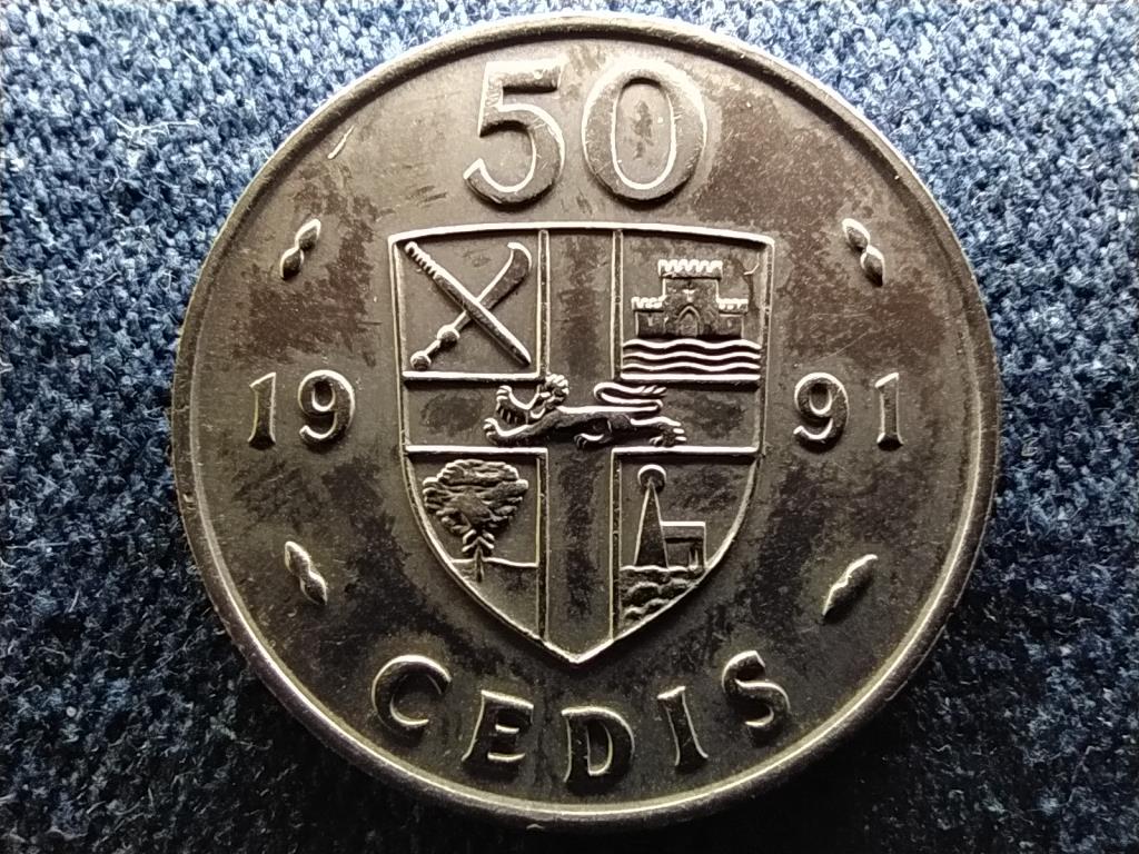Gh&aacute;na K&ouml;zt&aacute;rsas&aacute;g (1960- ) 50 cedi