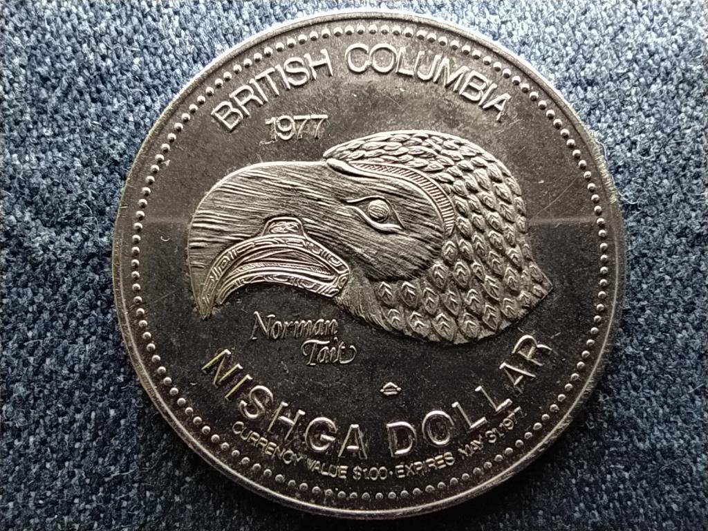 Kanada Nishga Dollar Doll&aacute;r sz&uuml;ks&eacute;gp&eacute;nz