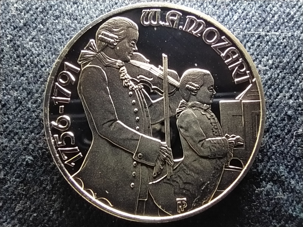 Ausztria W. A. Mozart Salzburg .900 ez&uuml;st 100 Schilling