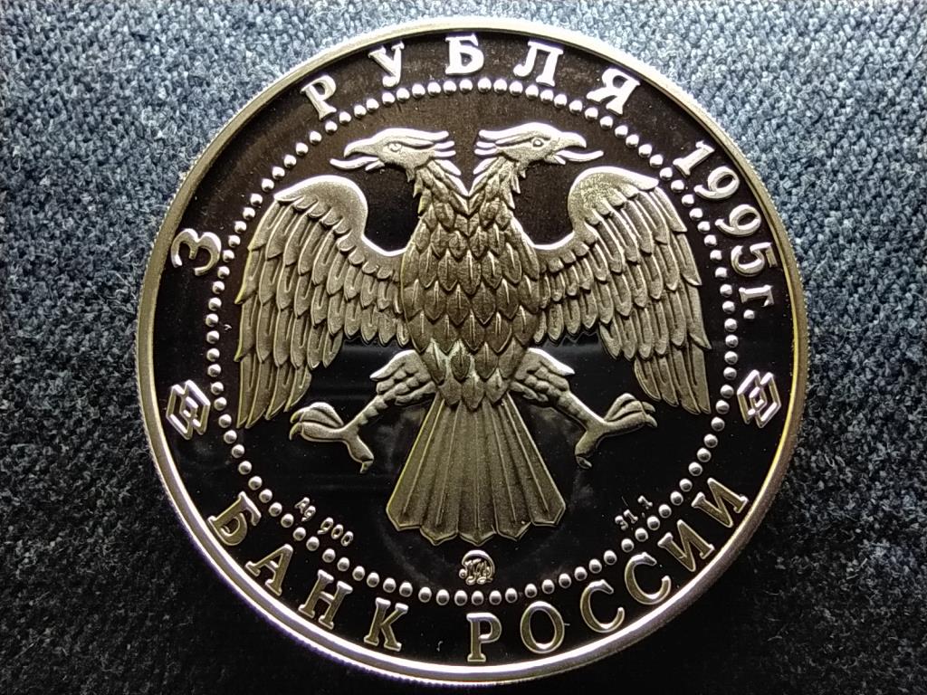 Oroszorsz&aacute;g Az orosz sarkvid&eacute;k felt&aacute;r&aacute;sa .900 ez&uuml;st 3 Rubel
