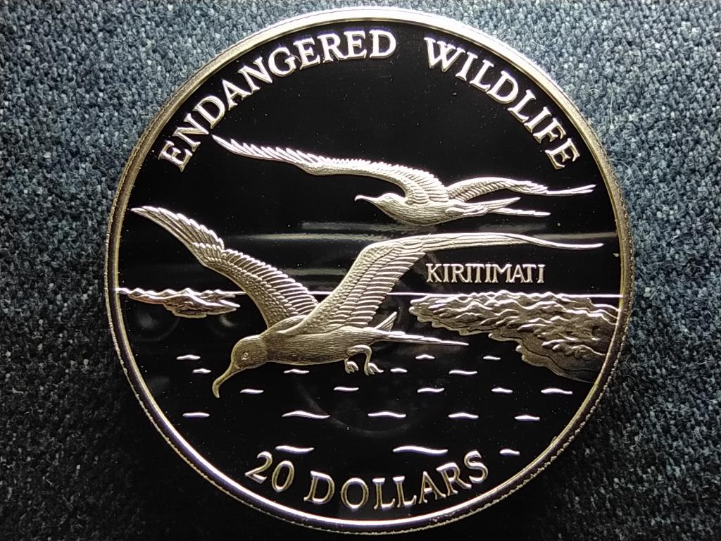 Kiribati Fregata .925 ez&uuml;st 20 doll&aacute;r
