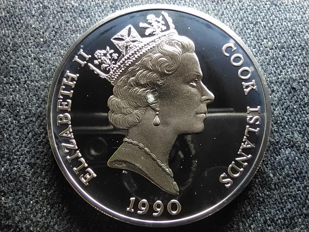 Cook-szigetek Csimp&aacute;nz .925 ez&uuml;st 50 Doll&aacute;r