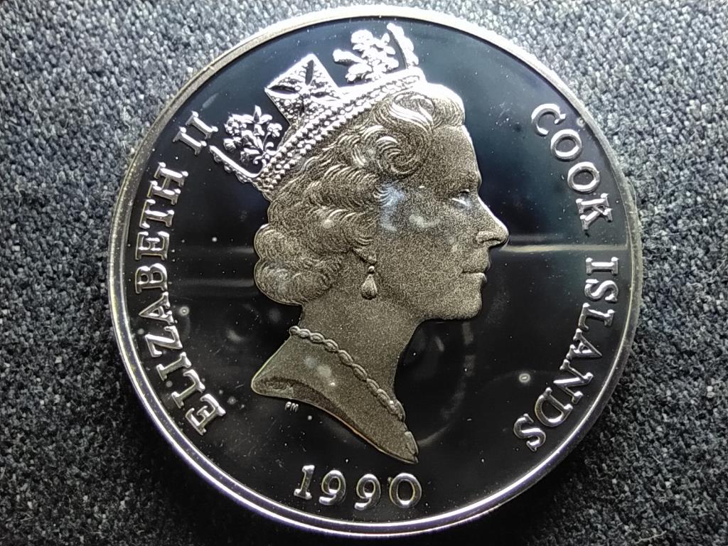 Cook-szigetek D&aacute;mgazella .925 ez&uuml;st 50 Doll&aacute;r