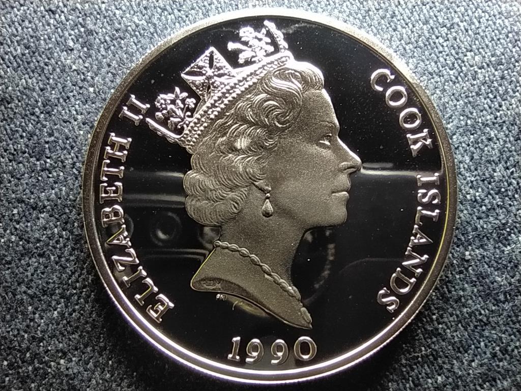 Cook-szigetek Indiai antilop .925 ez&uuml;st 50 Doll&aacute;r