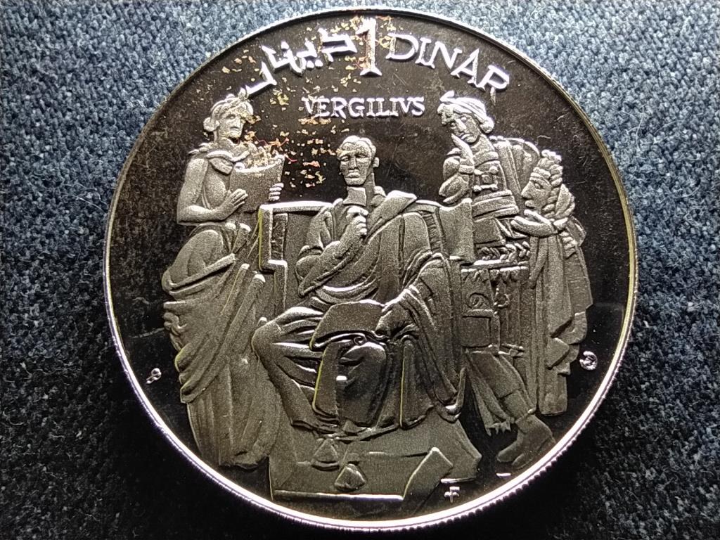 Tun&eacute;zia Vergiliusz .925 ez&uuml;st 1 D&iacute;n&aacute;r