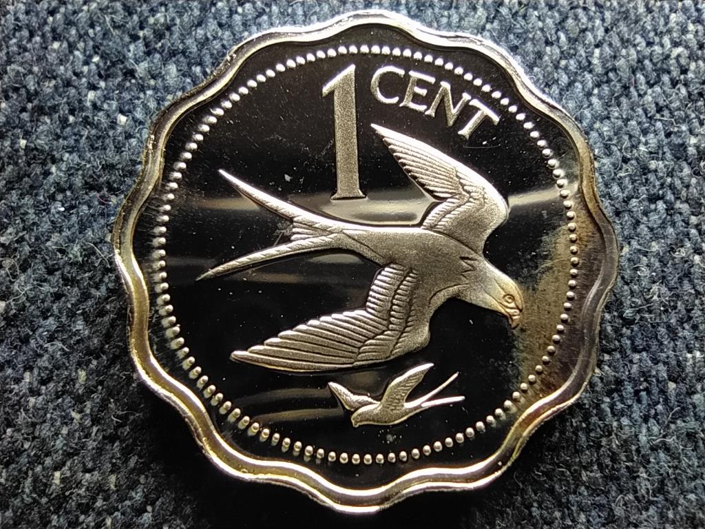 Belize mad&aacute;rvil&aacute;ga Fecskefark&uacute; k&aacute;nya .925 ez&uuml;st 1 Cent