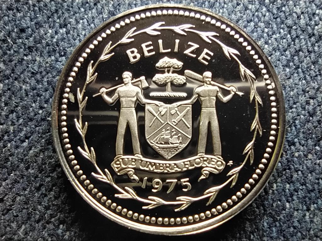 Belize mad&aacute;rvil&aacute;ga Vill&aacute;sfark&uacute; tirannusz .925 ez&uuml;st 5 Cent