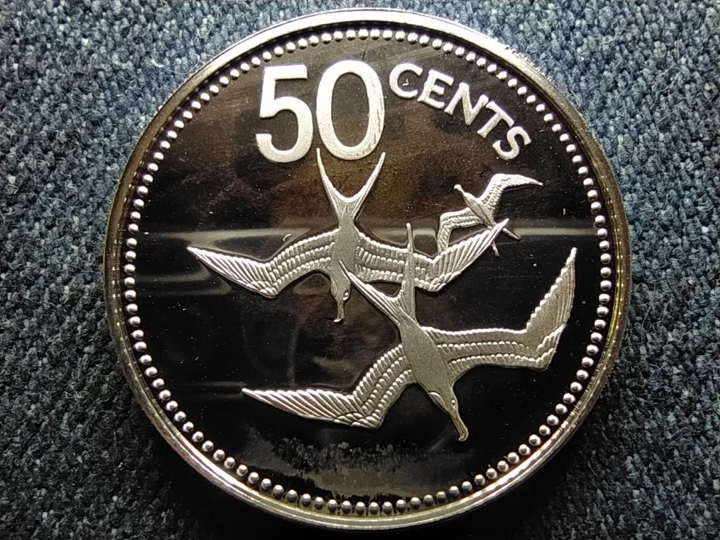 Belize mad&aacute;rvil&aacute;ga Fregata .925 ez&uuml;st 50 Cent