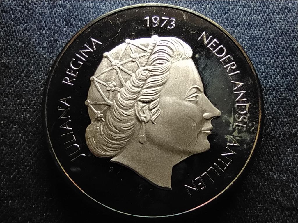 Holland Antill&aacute;k Az uralkod&aacute;s 25 &eacute;ve .925 ez&uuml;st 25 gulden