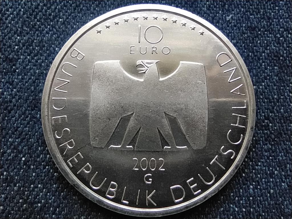 N&eacute;metorsz&aacute;g 50 &eacute;ves a N&eacute;met Telev&iacute;zi&oacute; .925 ez&uuml;st 10 Euro