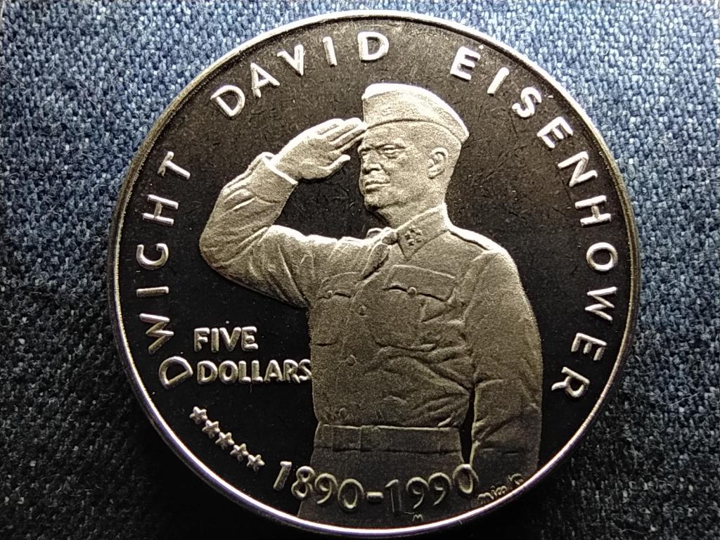 Marshall-szigetek Dwight David Eisenhower 5 doll&aacute;r