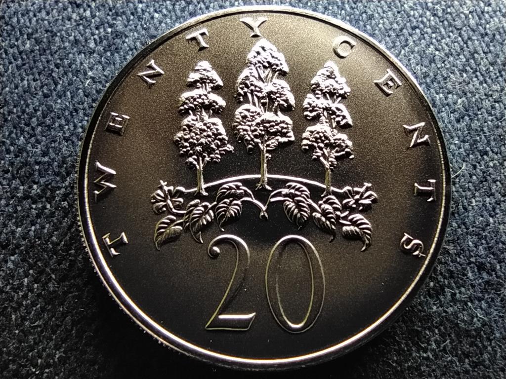 Jamaica II. Erzs&eacute;bet (1952-) 20 cent