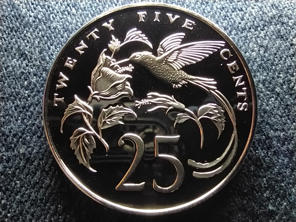 Jamaica II. Erzs&eacute;bet (1952-) 25 cent