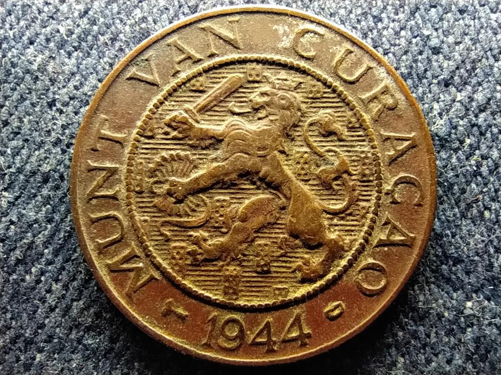 Holland Antill&aacute;k Curacao I. Vilma (1890-1948) 2 1/2 cent