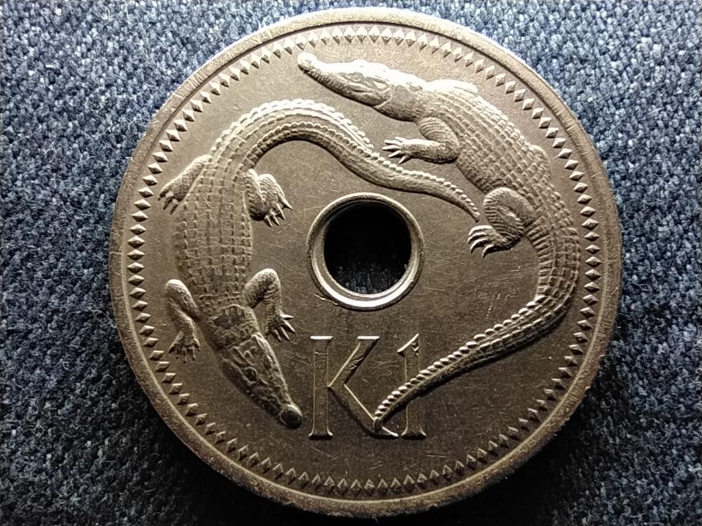 P&aacute;pua &Uacute;j-Guinea II. Erzs&eacute;bet (1975 - ) 1 kina