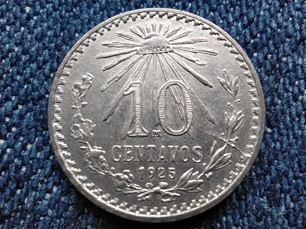 Mexik&oacute; Mexik&oacute;i Egyes&uuml;lt &Aacute;llamok (1905-) .720 ez&uuml;st 10 centav&oacute;