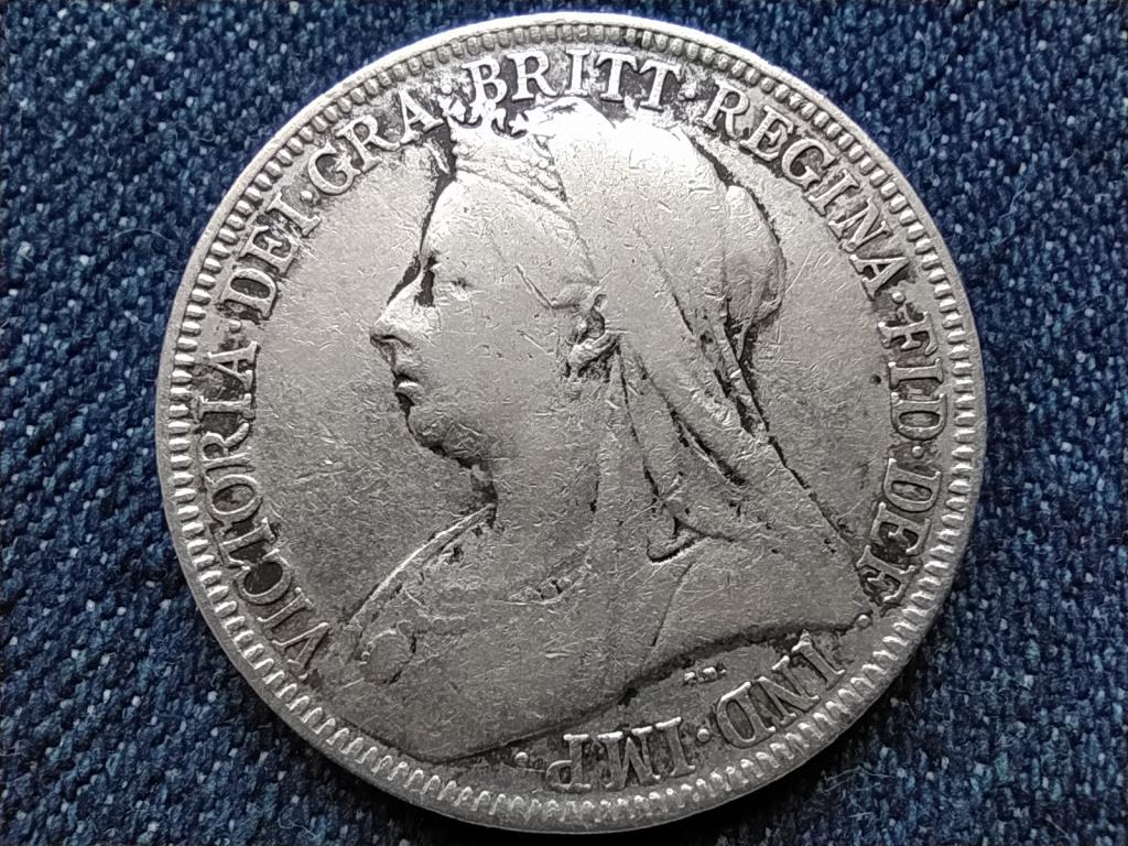 Anglia Vikt&oacute;ria (1837-1901) .925 ez&uuml;st 1 Florin/ 2 Shilling