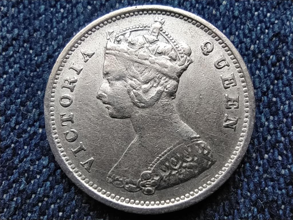Hongkong Vikt&oacute;ria (1842-1901) .800 ez&uuml;st 10 cent