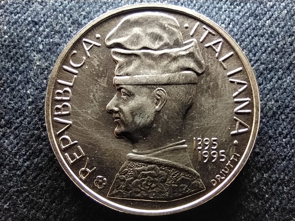 Olaszorsz&aacute;g 600 &eacute;ve sz&uuml;letett Pisanello .835 ez&uuml;st 5000 L&iacute;ra