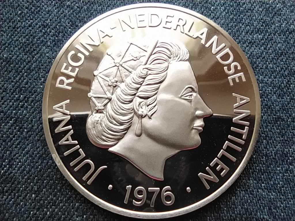 Holland Antill&aacute;k Amerikai Bicenten&aacute;rium .925 ez&uuml;st 25 gulden