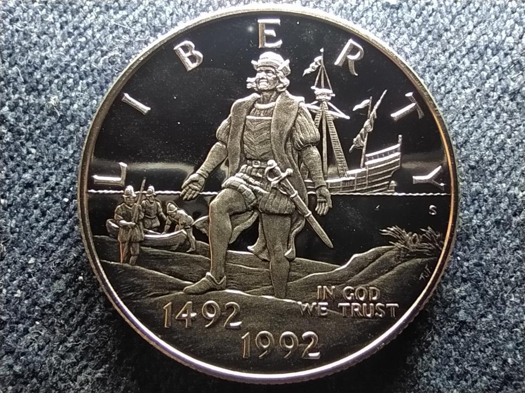 USA Kolumbusz utaz&aacute;s&aacute;nak 500. &eacute;vfordul&oacute;ja 1/2 Doll&aacute;r