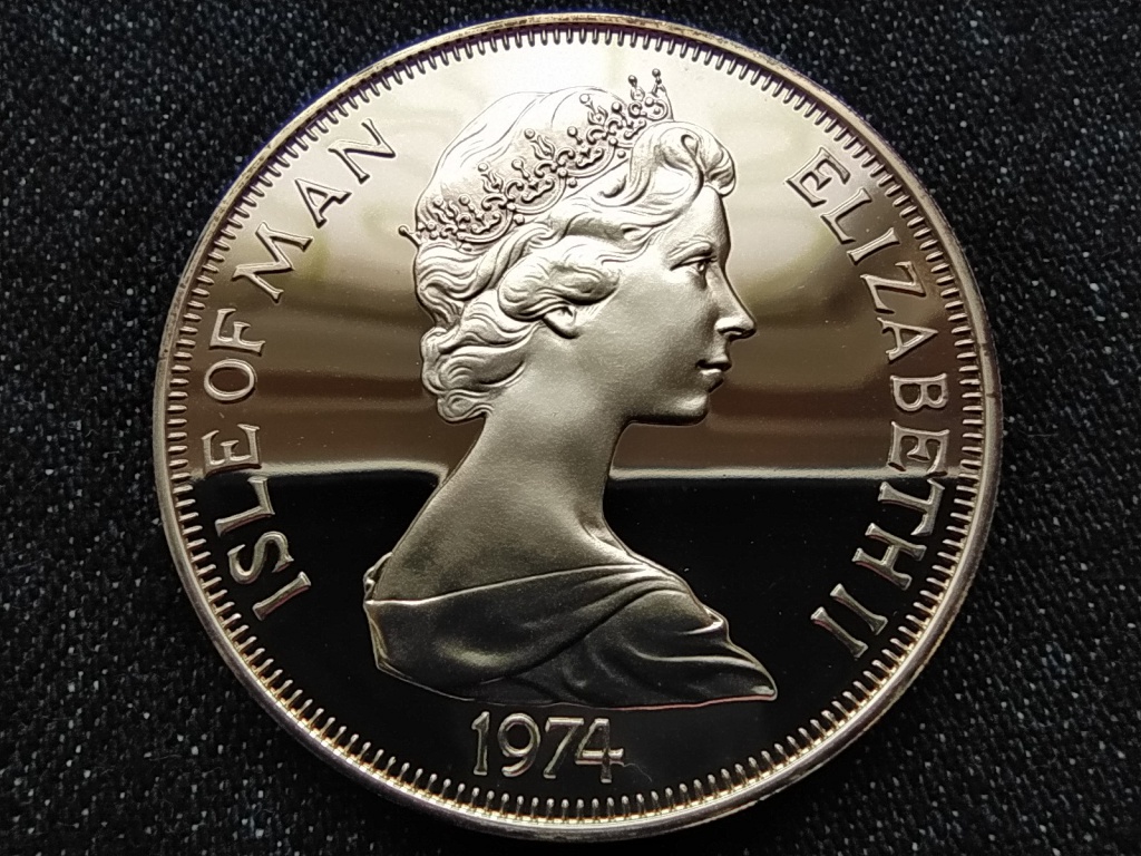 Man-sziget Winston Churchill .925 ez&uuml;st 1 Korona