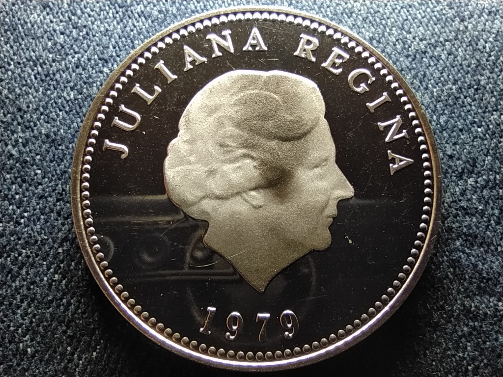 Holland Antill&aacute;k Gyermekek Nemzetk&ouml;zi &Eacute;ve .925 ez&uuml;st 25 gulden