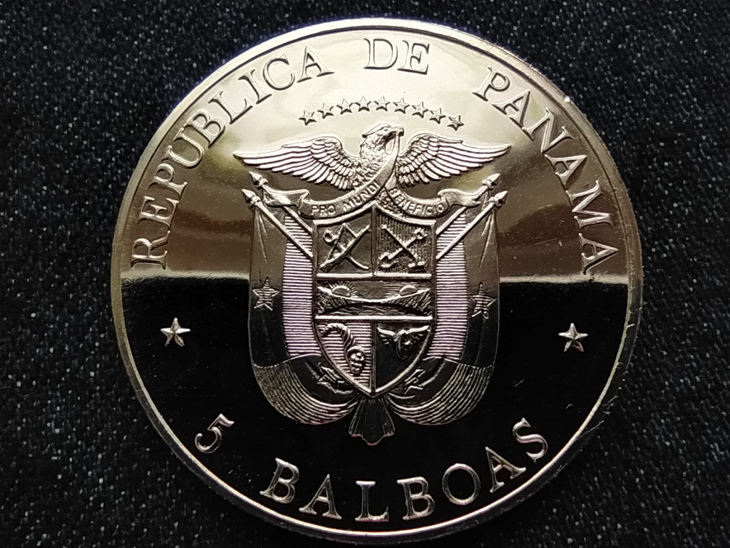 Panama FAO .900 ez&uuml;st 5 Balboa