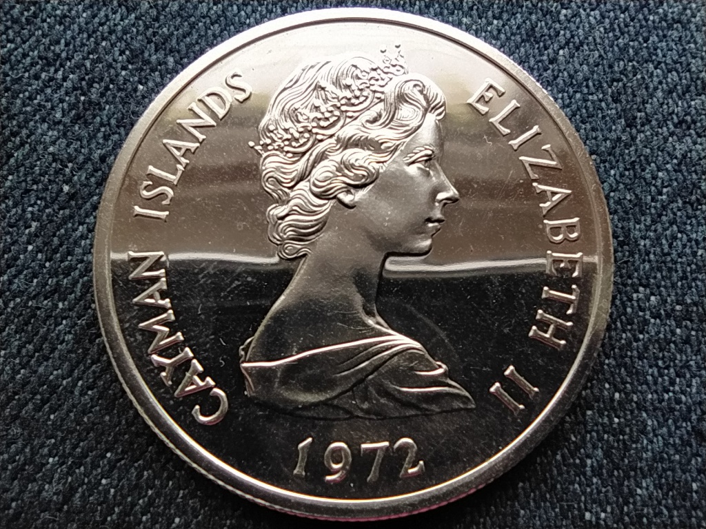 Kajm&aacute;n-szigetek II. Erzs&eacute;bet (1952-) .925 ez&uuml;st 1 doll&aacute;r