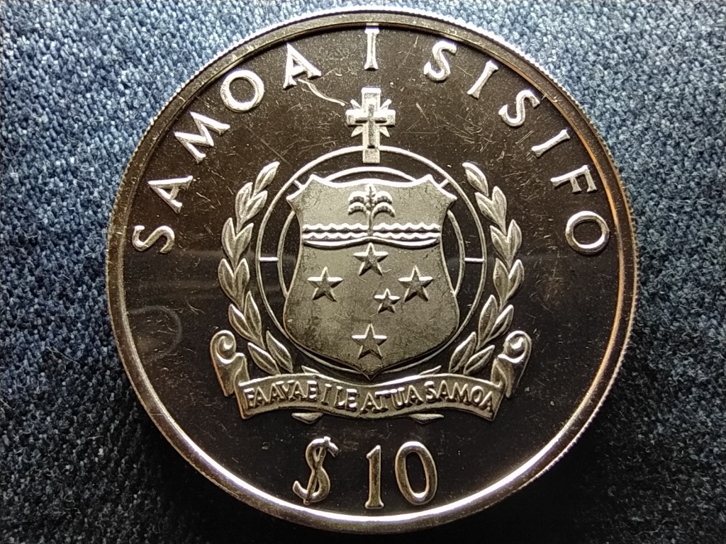 Szamoa 1992. &eacute;vi ny&aacute;ri olimpia, Barcelona S&uacute;lyl&ouml;kő .925 ez&uuml;st 10 Tala