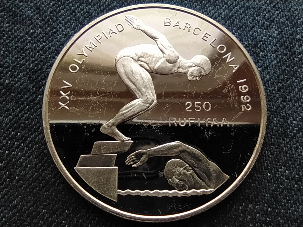 Maldiv-szigetek 1992. &eacute;vi ny&aacute;ri olimpia, Barcelona .925 ez&uuml;st 250 R&uacute;fia