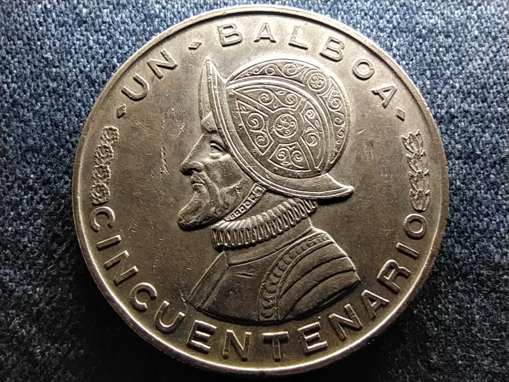 Panama 50 &eacute;ves a Panamai K&ouml;zt&aacute;rsas&aacute;g .900 ez&uuml;st 1 Balboa