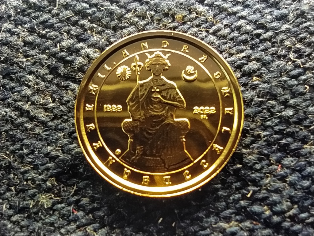 II. Andr&aacute;s Aranybull&aacute;ja .999 arany 10000 Forint 0,5g