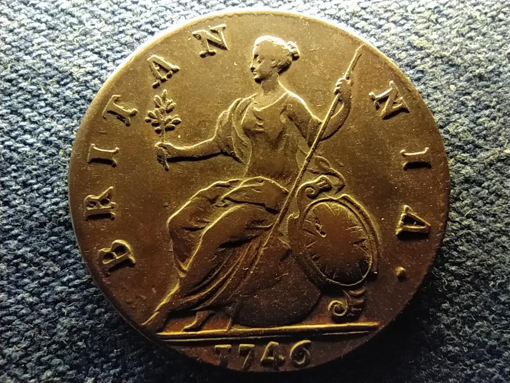 Anglia II. Gy&ouml;rgy (1727-1760) 1/2 Penny