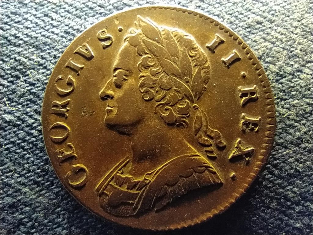Anglia II. Gy&ouml;rgy (1727-1760) 1/2 Penny