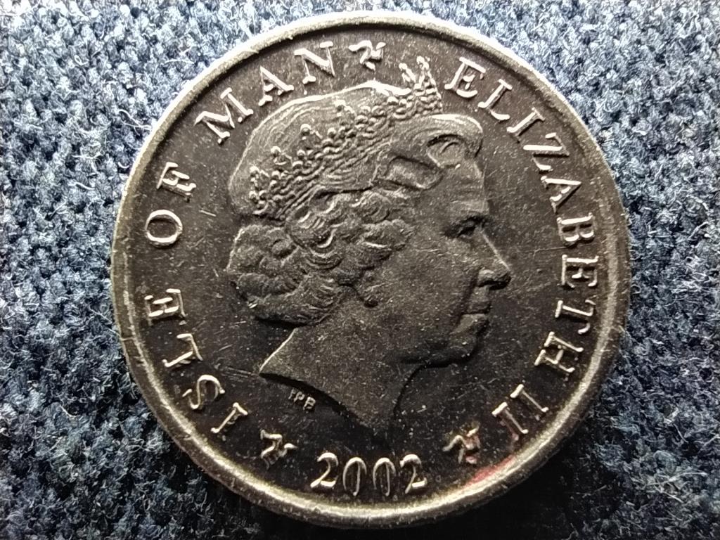 Man-sziget II. Erzs&eacute;bet 5 penny